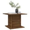 vidaXL Engineered Wood Coffee Table - Stylish and Durable Couch Table with Ample Space for Storage - Brown Oak - Easy to Assemble, 21.9"x21.9"x15.7" - 2 of 4