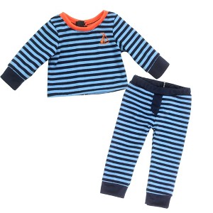 Sophia’s Pajama Shirt and Pants 2 Piece Set for 18" Boy Dolls - 1 of 4