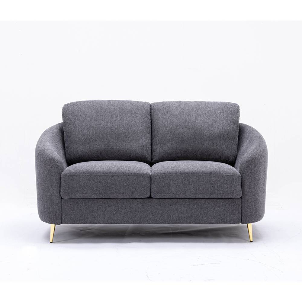 Photos - Sofa 60" Yuina  Gray Linen - Acme Furniture