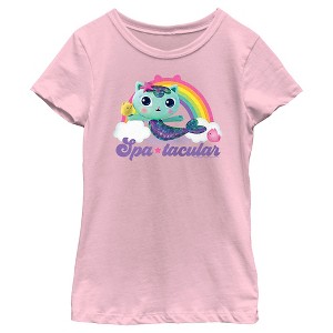 Girl's Gabby's Dollhouse Spa-Tacular MerCat T-Shirt - 1 of 4