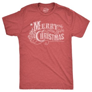 Mens Merry Christmas T Shirt Funny Credit Card Bills Joke Tee For Guys - Crazy Dog Men's T Shirt - 1 of 4