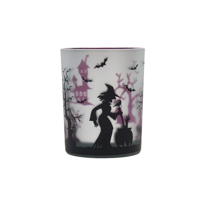C&F Home 5" Tall x 4" Wide Witch's Brew Halloween Glass Container Medium, 1 of 5