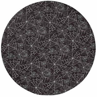 The Lakeside Collection Round Halloween Custom Fit Tablecloth