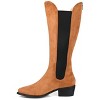 Journee Collection Womens Celesst Stacked Heel Knee High Boots - 2 of 4