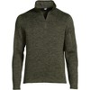 Lands' End Men's Sweater Fleece Quarter Zip Pullover - 3 of 3