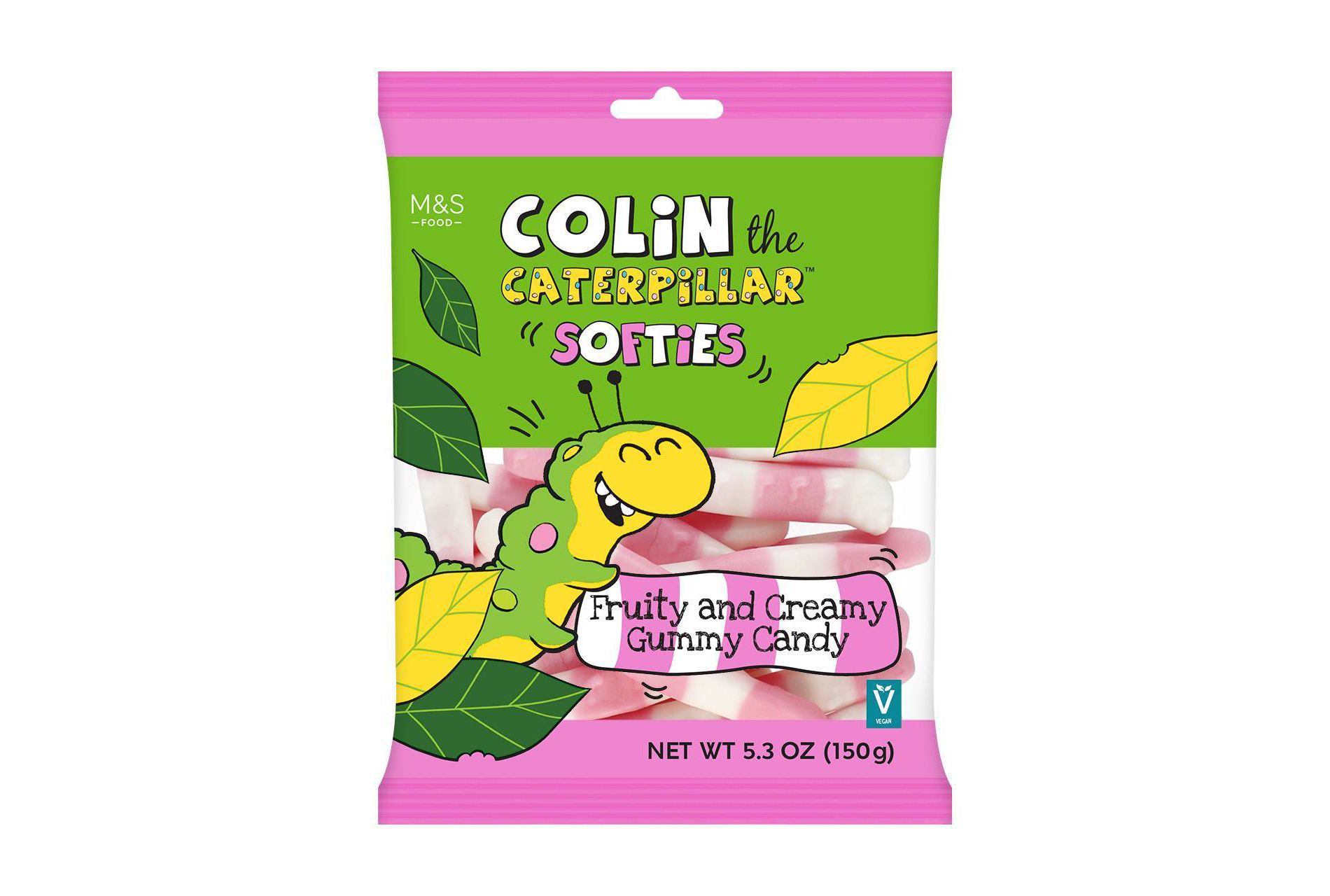 M&S Colin The Caterpillar Softies Candy - 5.3oz