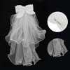 Unique Bargains Hair Clip Wedding Veil White 1 Pc - 3 of 4