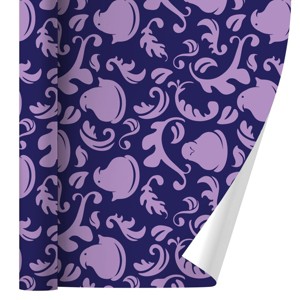 Peeps Purple Peeps In Garden Pattern Gift Wrap 30" x 72" - 1 of 4