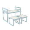 Whisen Kids Table & 2-Chair Set, Adjustable Height, Montessori-Style, Easy Assembly & Versatile for Play & Learning - 4 of 4