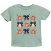 Coquette Black Bow Pumpkin Chart - Youth Short Sleeve Graphic T-Shirt - 2 of 4