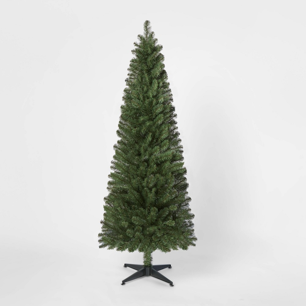 6' Unlit Slim Alberta Spruce Artificial Christmas Tree - Wondershop