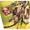 LA LEELA Women's Holiday Beachwear Summer Maxi Swimsuit Pareo Swim Cover Up Wraps Casual Beach Sarong Coverups One Size Yellow, Floral - 3 of 4