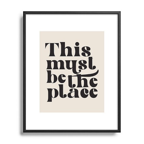 DirtyAngelFace This Must Be The Place Metal Framed Art Print - Deny Designs - image 1 of 3