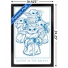 Trends International Star Wars: The Mandalorian: Grogu Moments - Cutest Framed Wall Poster Prints - 3 of 4
