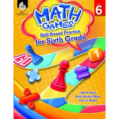 Shell Education Math Games: Skill-Based Practice, Grade 6