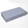 Bacati - Aztec Print Kilim Navy 100 percent Cotton Universal Baby US Standard Crib or Toddler Bed Fitted Sheet - 3 of 4