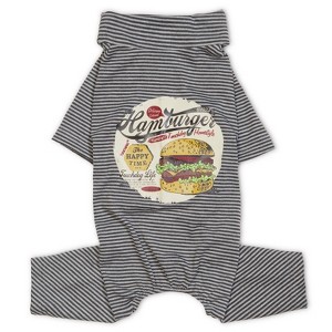 Touchdog (R) Onesie Lightweight Breathable Printed Full Body Pet Dog T-Shirt Pajamas - 1 of 1