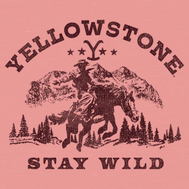 Junior's Yellowstone Distressed Stay Wild Sweatshirt, 2 of 4