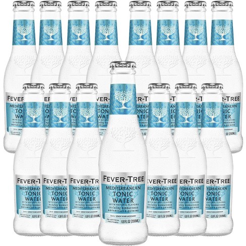Fever Tree Mediterranean Tonic Water - Premium Quality Mixer and Soda - Refreshing Beverage for Cocktails & Mocktails 200ml Bottle - Pack of 15
