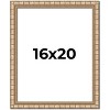 PosterPalooza | 16x20 Modern Bamboo Picture Frame, UV Acrylic, 5 Finishes - 2 of 4