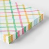 30ct Easter Plaid Paper Disposable Napkins - Spritz™ - 3 of 3