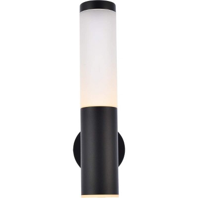 Elegant Lighting Raine Integrated LED wall sconce in black