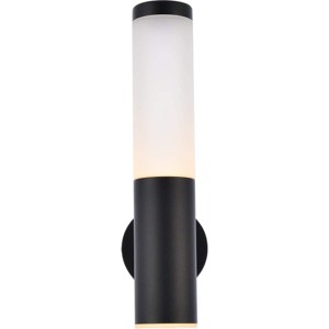 Elegant Lighting Raine Integrated LED wall sconce in black - 1 of 4
