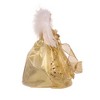 Kurt Adler Battery Operated White and Gold Lighted Angel Treetop 12" - 2 of 4