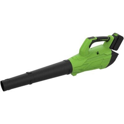 Leaf Blower Cordless Brushless- 20V Electric Leaf Blower 700CFM & 2 Speed Modes with Charger, 1*4.0Ah Battery Powered for Lawn Care