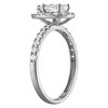 Naturalux 14K Gold 1.7 cttw Lab Grown Diamond Halo Ring - 2 of 4