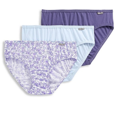 Jockey Women's Underwear Elance Bikini - 3 Pack, Marina Blue