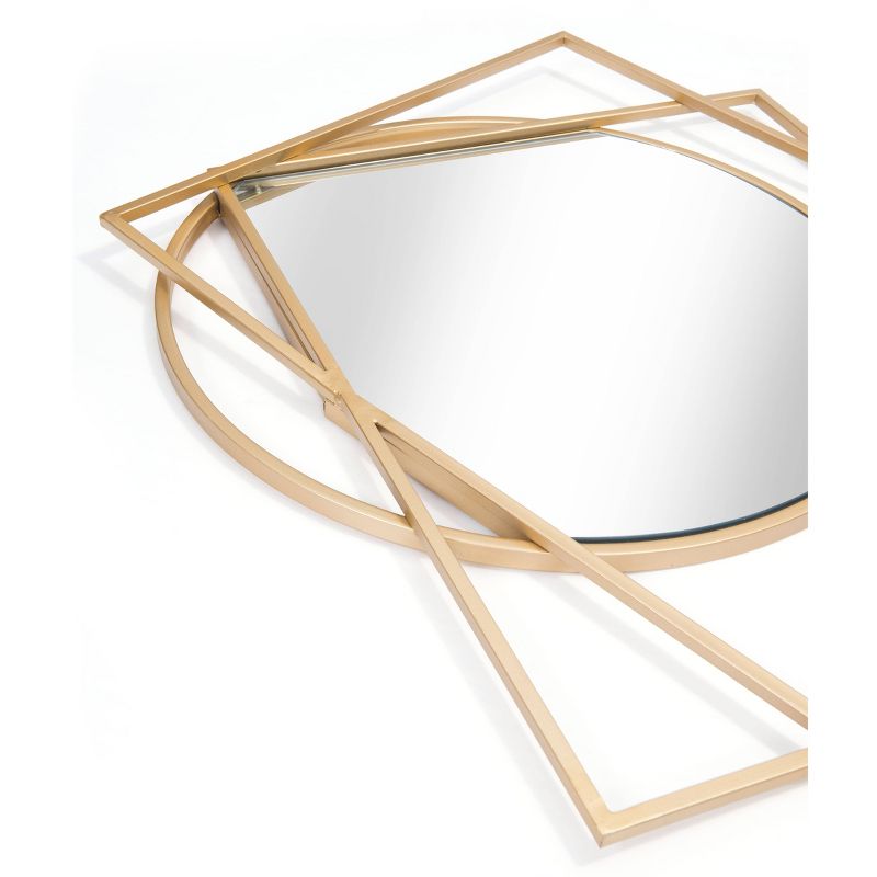 Pinnacle Decorative Wall Mirror Gold - ZM Home, 5 of 7