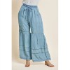 Women's Maggie Tiered Wide Leg Pants - Oddi - image 4 of 4