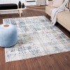 Luxe Weavers Distressed Plaid Abstract Modern Farmhouse Area Rug - image 4 of 4