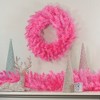 Northlight 24" Pink Spruce Artificial Christmas Wreath, Unlit - 2 of 4