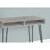 Monarch Specialties Computer Desk Home Office Laptop Left Right Set-Up Storage Drawers 40InchL Work Metal Laminate Grey Black Contemporary Modern - 3 of 4