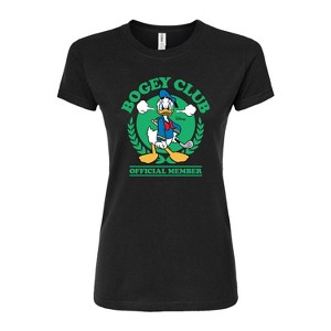 Women's - Disney - Donald Duck Bogey Club Fitted Graphic T-Shirt - 1 of 3