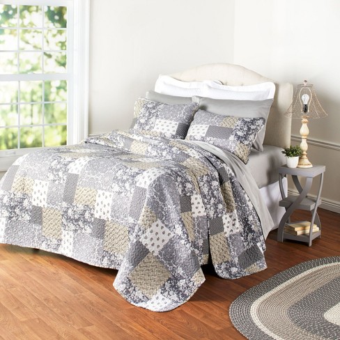 Lakeside Farmhouse Quilt Set With, Quilt Bedding Sets King Size