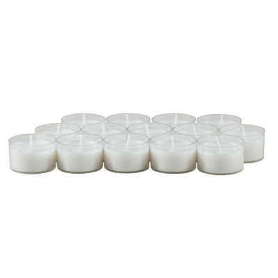 96pc 67hr Long Burning Tealight Unscented Candles White Stonebriar Collection Target