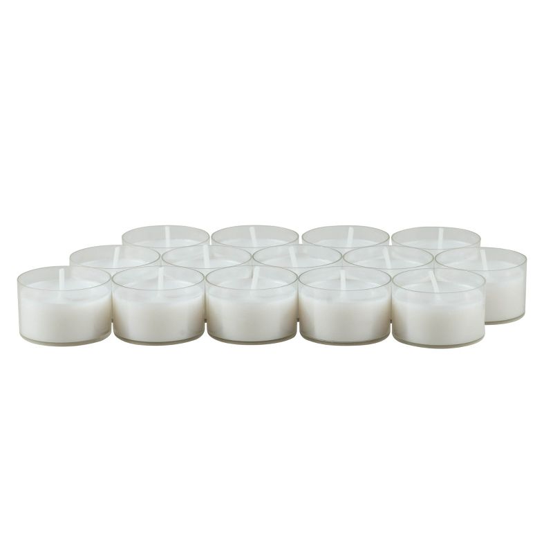 6-7hr Long Burning Tealight Unscented Candles White - Stonebriar Collection, 5 of 7