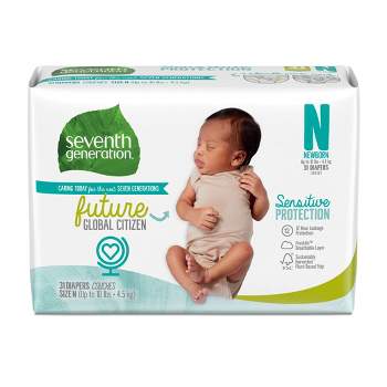 Seventh Generation Sensitive Protection Diapers - (Select Size and Count)