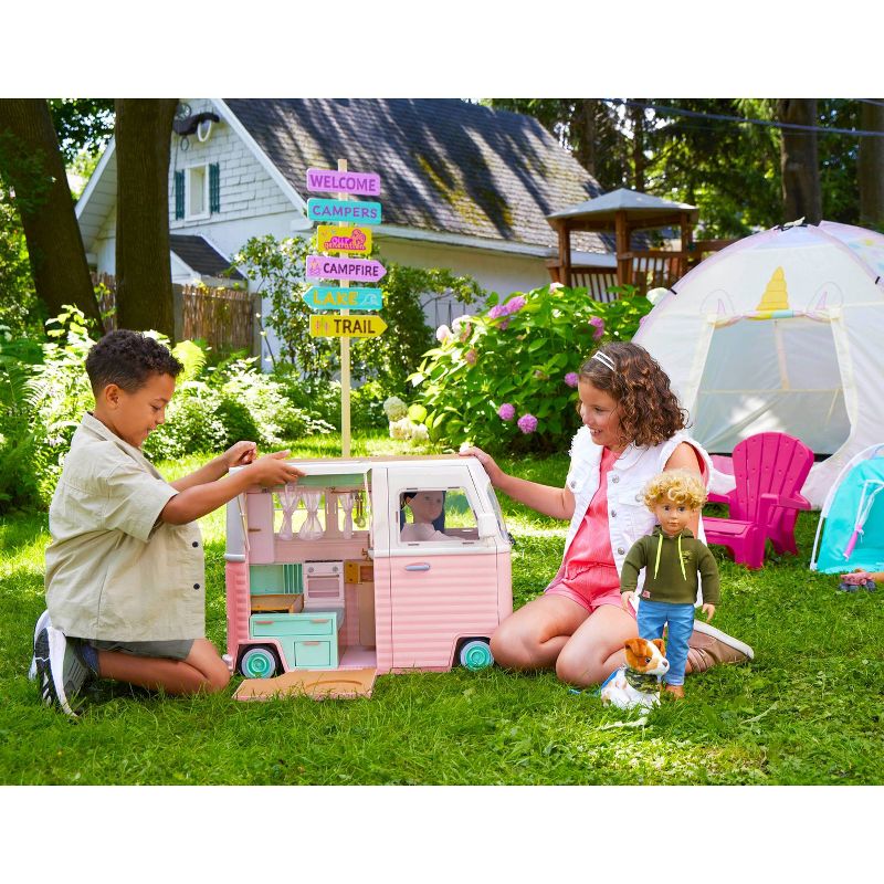 Our Generation Country Cruising RV Camper Vehicle Playset for 18&#34; Dolls, 3 of 22