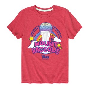 Boys' - Trolls - Welcome to The World of Mount Rageous Short Sleeve Graphic T-Shirt - 1 of 4