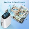15,000 BTU Portable AC - 3-in-1 Cool/Dehumidify/Fan for 850SqFt, Auto Swing, Sleep Mode & Window Kit - 4 of 4