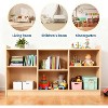 Montessori Shelf, 6 Compartment Toy Book Organizer with Adjustable Dividers, Natural Finish Kids' Bookcase for Playrooms,Classrooms - 3 of 4