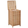 vidaXL Laundry Bin 15.4 in.x15.4 in.x25.6 in. Solid Wood Walnut - 2 of 4
