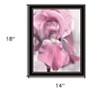 HomeRoots Pink Iris Black Framed Print Wall Art - 3 of 4