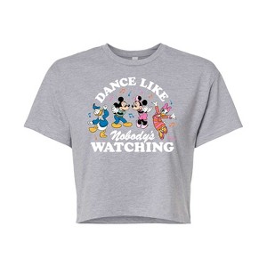 Women's - Disney - Mickey & Friends Cropped Graphic T-Shirt - 1 of 4