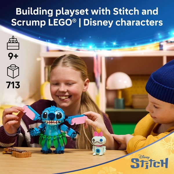 LEGO Disney Stitch y Scrump Juguete de Construcción 43296 2