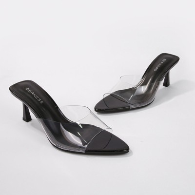 Berness Women's Cana Transparent Slip-on Mule Heels - image 3